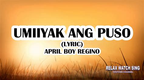 Umiiyak ang puso kong nagdurusa lyrics